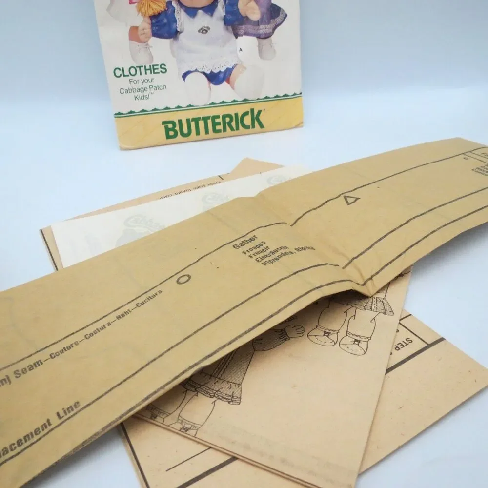 Butterick package worn